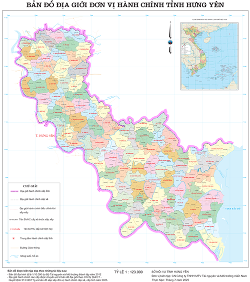 Bản đồ hành chính Xã Tống Trân