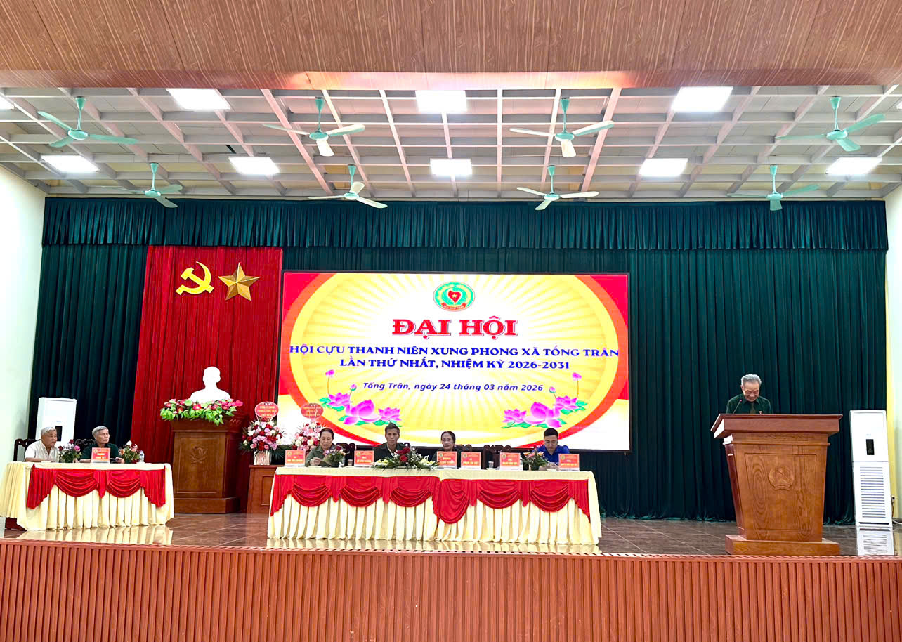 HỘI THANH NIÊN XUNG PHONG XÃ TỐNG TRÂN TỔ CHỨC THÀNH CÔNG ĐẠI HỘI LẦN THỨ I, NHIỆM KỲ 2026 – 2031