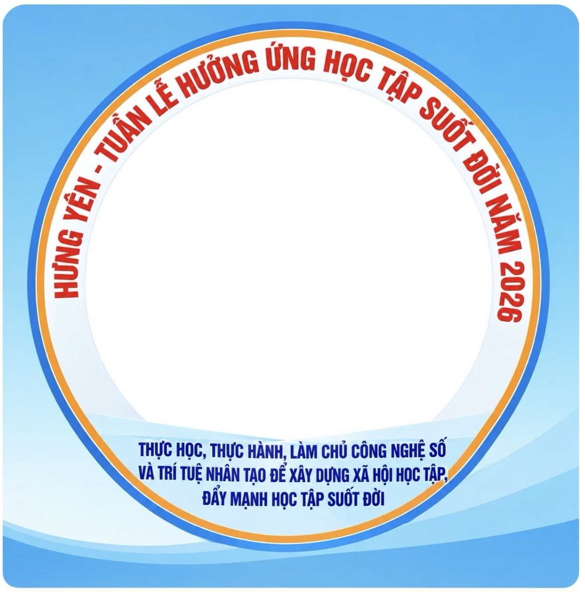 XÃ TỐNG TRÂN HƯỞNG ỨNG SỬ DỤNG KHUNG HÌNH TUYÊN TRUYỀN TUẦN LỄ HỌC TẬP SUỐT ĐỜI NĂM 2026 TRÊN CÁC NỀN TẢNG MẠNG XÃ HỘI