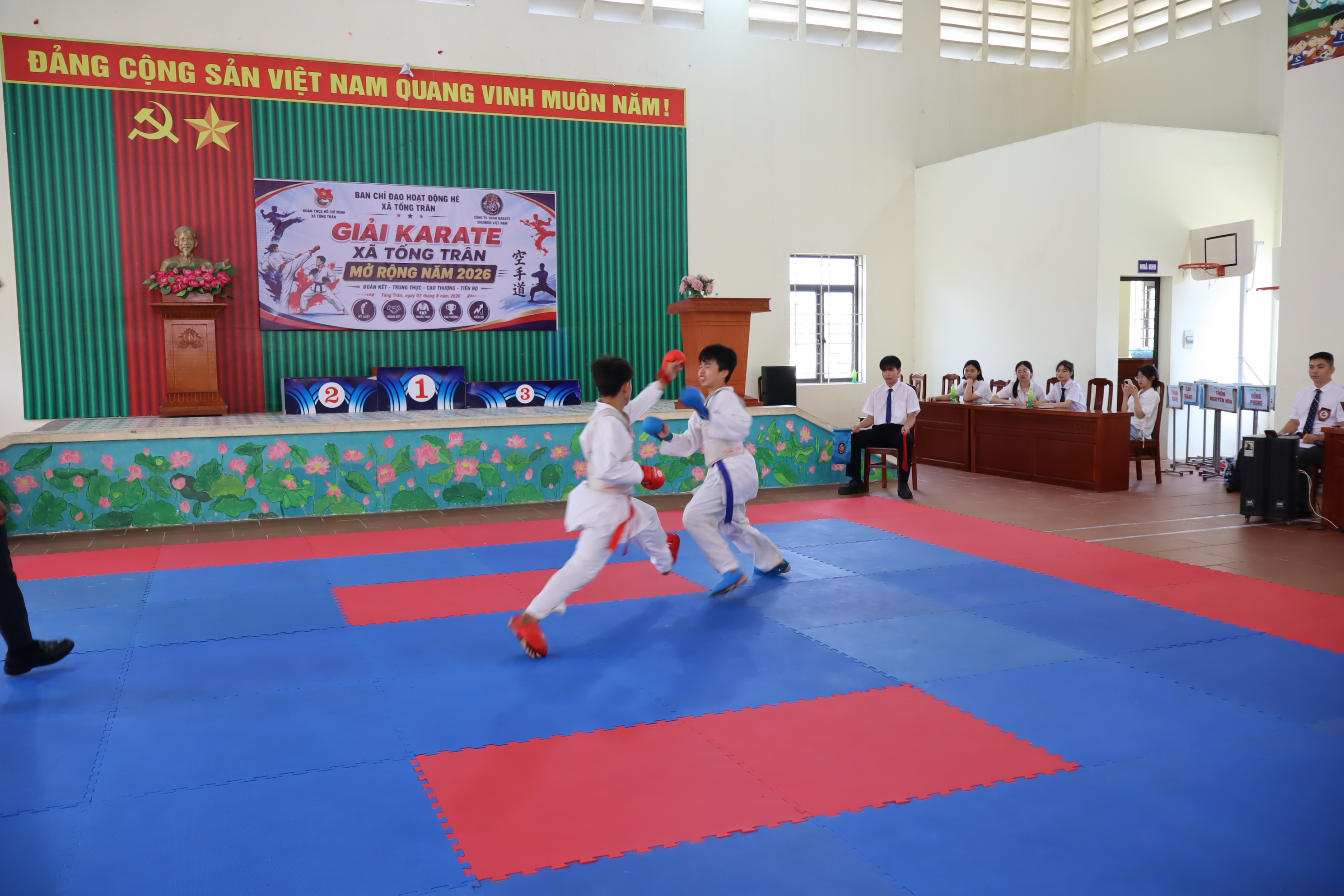XÃ TỐNG TRÂN KHAI MẠC GIẢI KARATE MỞ RỘNG NĂM 2026