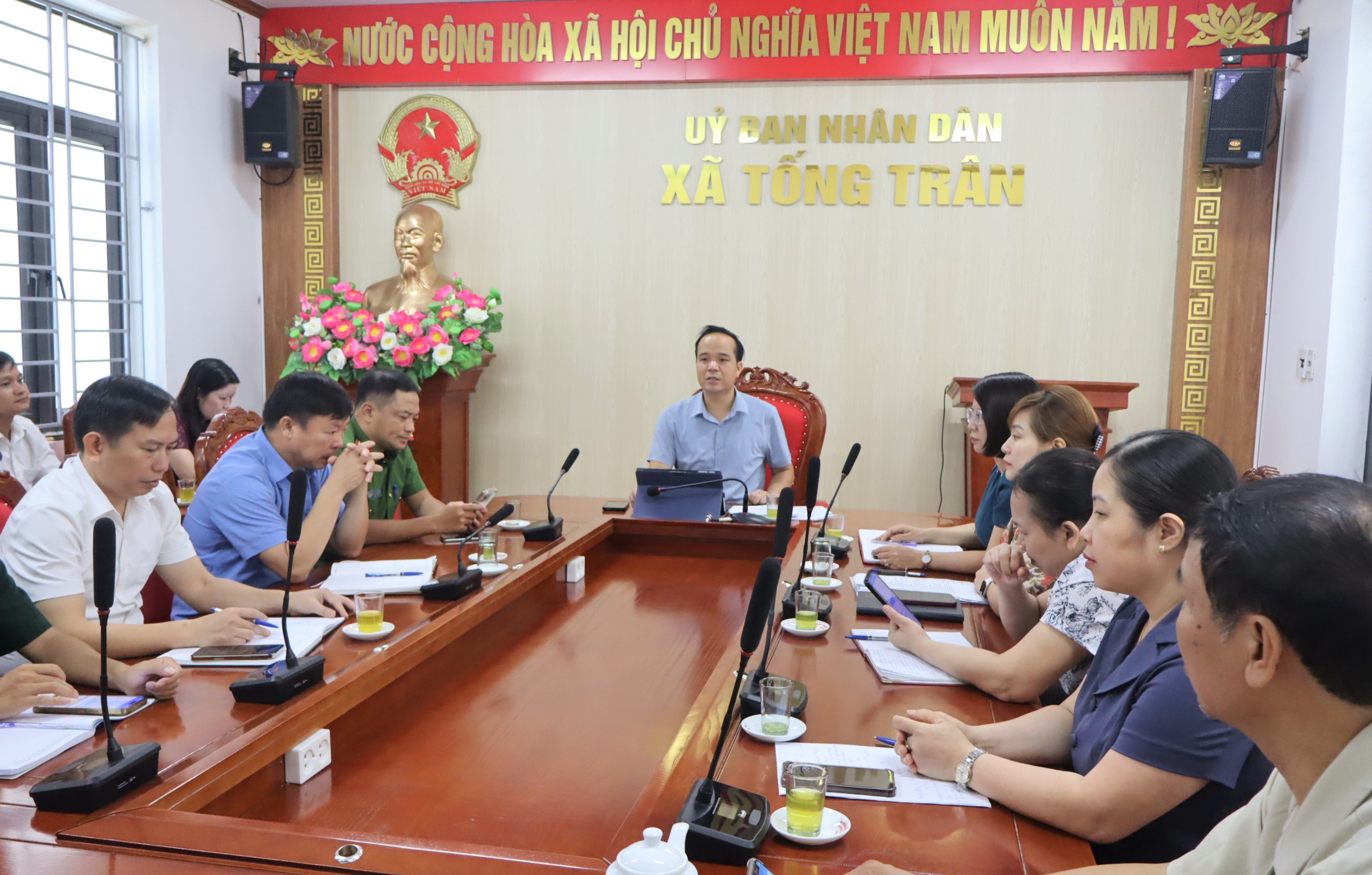 XÃ TỐNG TRÂN ĐẨY MẠNH RÀ SOÁT, CHUẨN HÓA DỮ LIỆU Y TẾ VÀ THỰC HIỆN KHÁM SỨC KHỎE ĐỊNH KỲ TOÀN DÂN