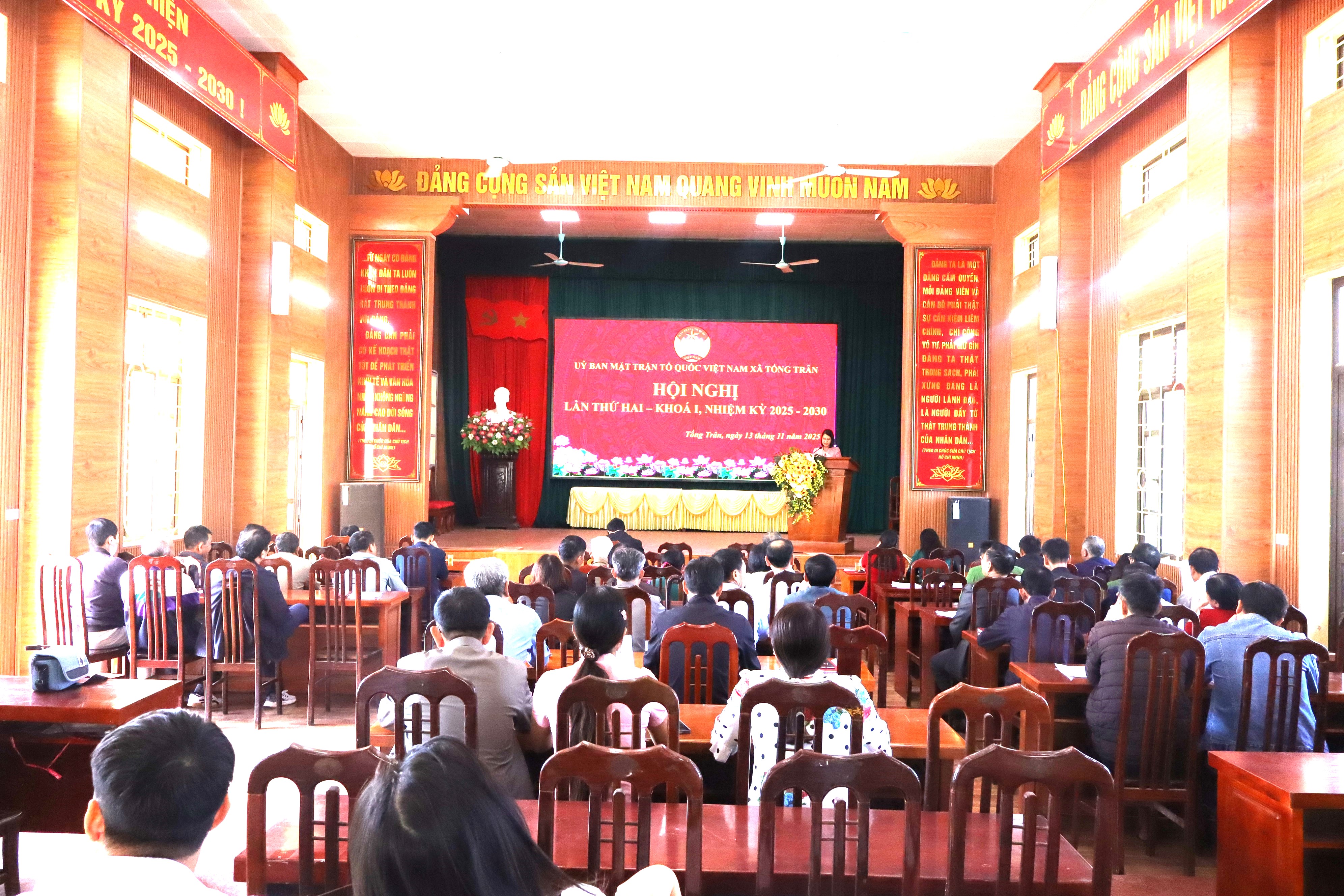 Hội nghị lần thứ hai Ủy ban Mặt trận Tổ quốc Việt Nam xã Tống Trân khóa I, nhiệm kỳ 2025 – 2030
