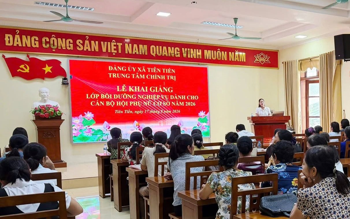 BỐN XÃ PHỐI HỢP TỔ CHỨC LỚP BỒI DƯỠNG NGHIỆP VỤ CÔNG TÁC HỘI DÀNH CHO CÁN BỘ HỘI PHỤ NỮ CƠ SỞ NĂM 2026