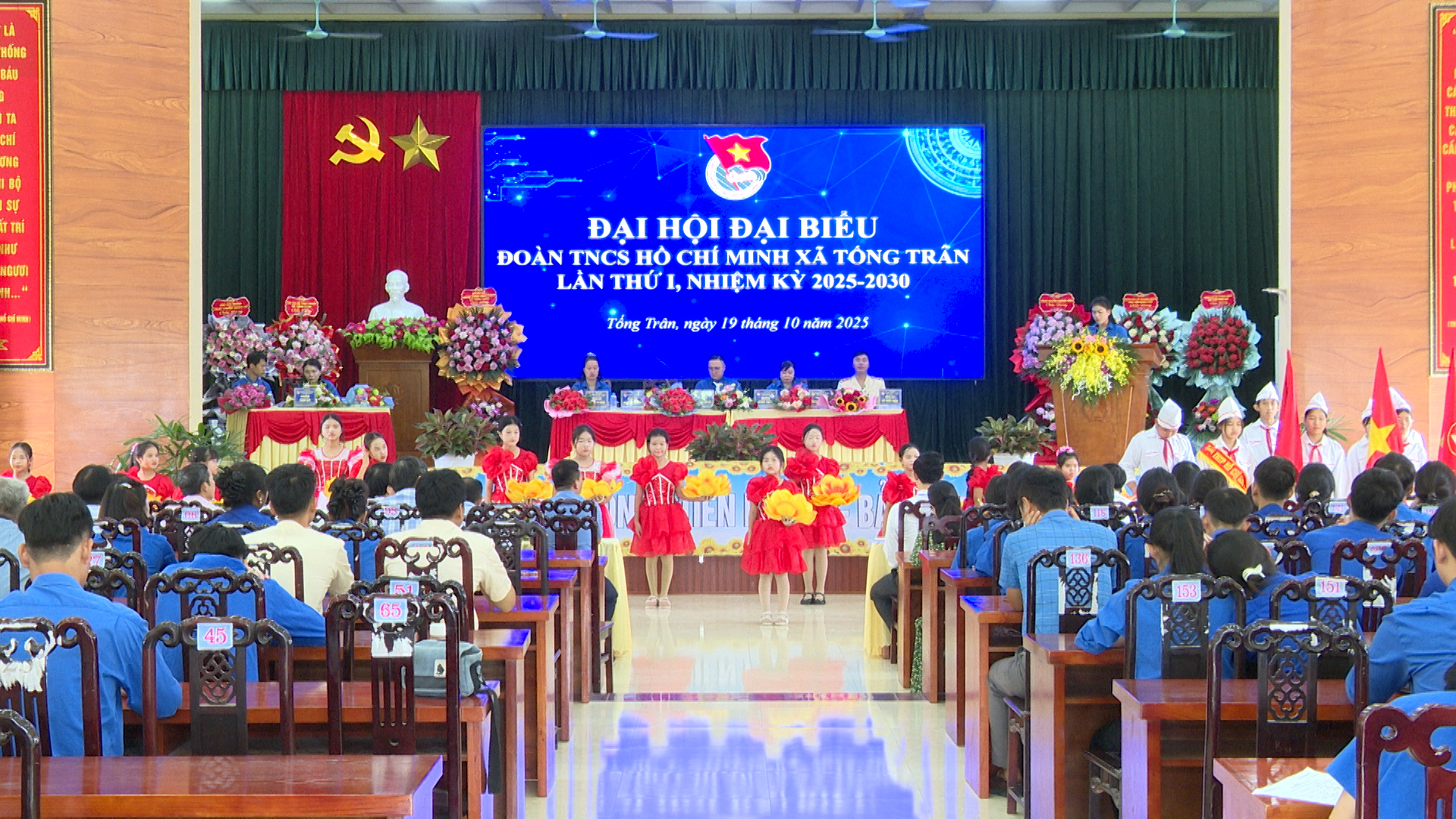 ĐẠI HỘI ĐẠI BIỂU ĐOÀN TNCS HỒ CHÍ MINH XÃ TỐNG TRÂN LẦN THỨ NHẤT, NHIỆM KỲ 2025 – 2030 THÀNH CÔNG TỐT ĐẸP, DẤU MỐC MỚI CỦA TUỔI TRẺ XÃ NHÀ