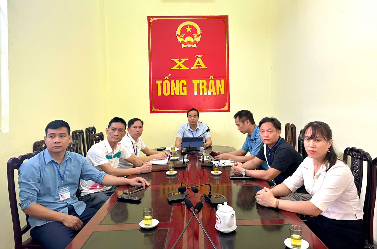 HỘI NGHỊ TRỰC TUYẾN TẬP HUẤN ĐIỀU TRA CƠ SỞ HÀNH CHÍNH, SỰ NGHIỆP NĂM 2026 TẠI XÃ TỐNG TRÂN