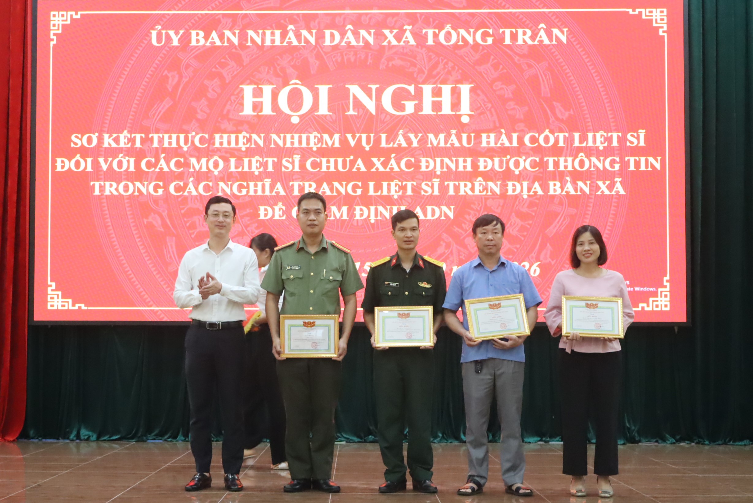 Tống Trân tổng kết công tác lấy mẫu hài cốt liệt sĩ phục vụ giám định ADN