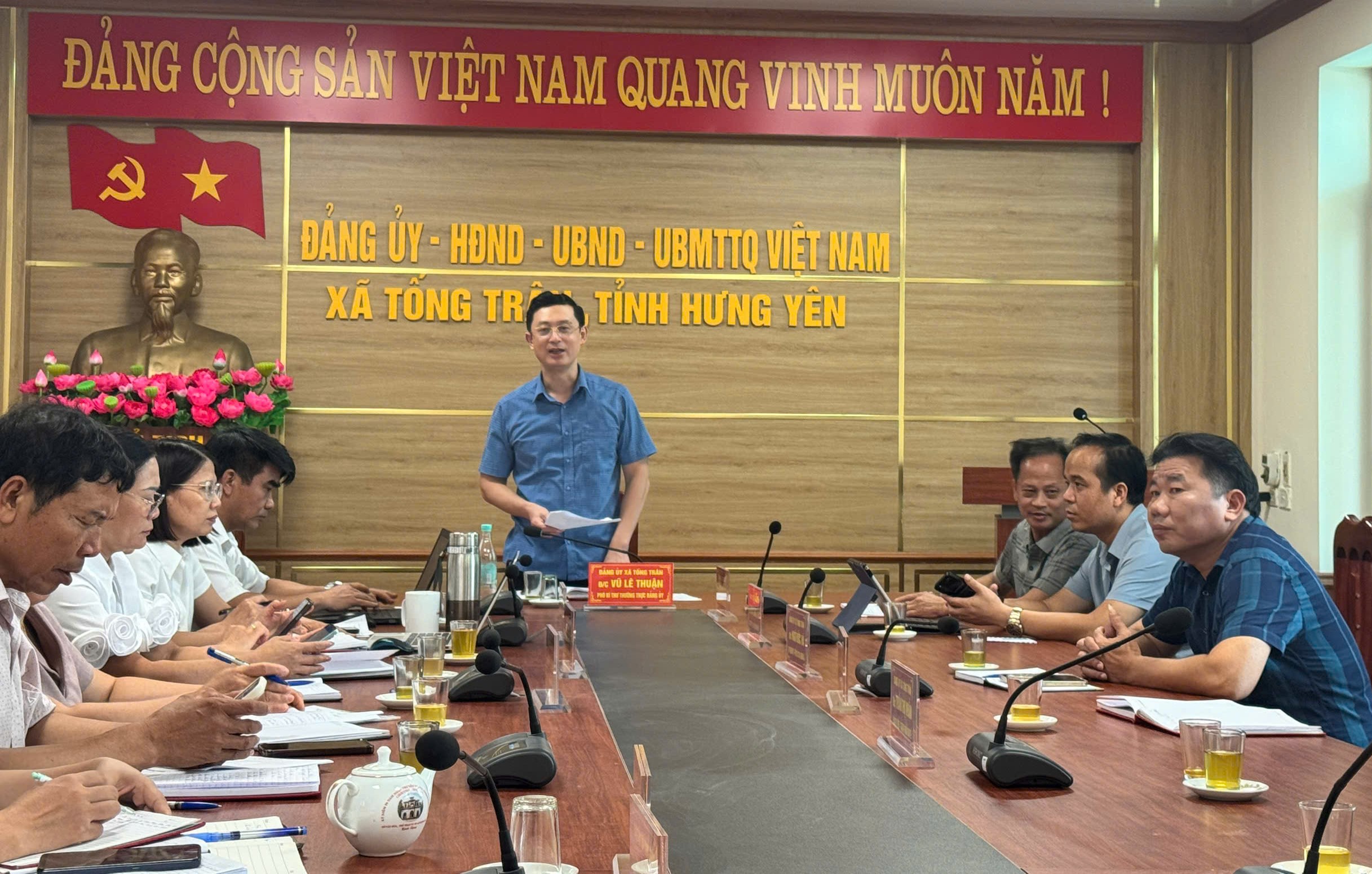 Tống Trân triển khai nhiệm vụ công tác quý IV năm 2026 của các Ban Chỉ đạo