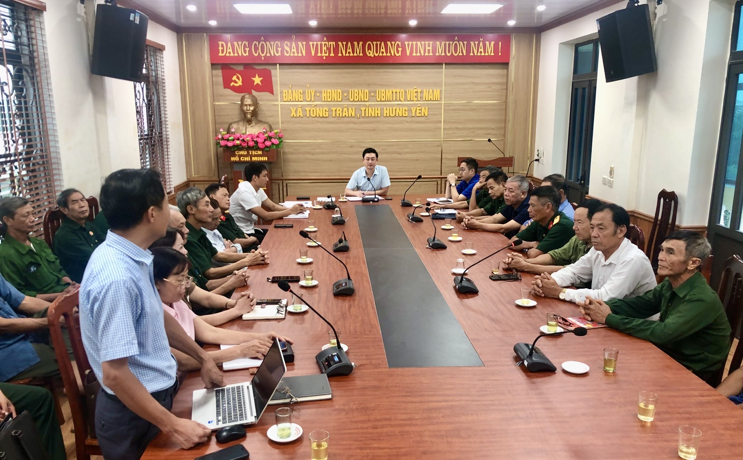 Hội Cựu chiến binh xã Tống Trân triển khai mô hình “Tổ An ninh trật tự - An toàn giao thông”