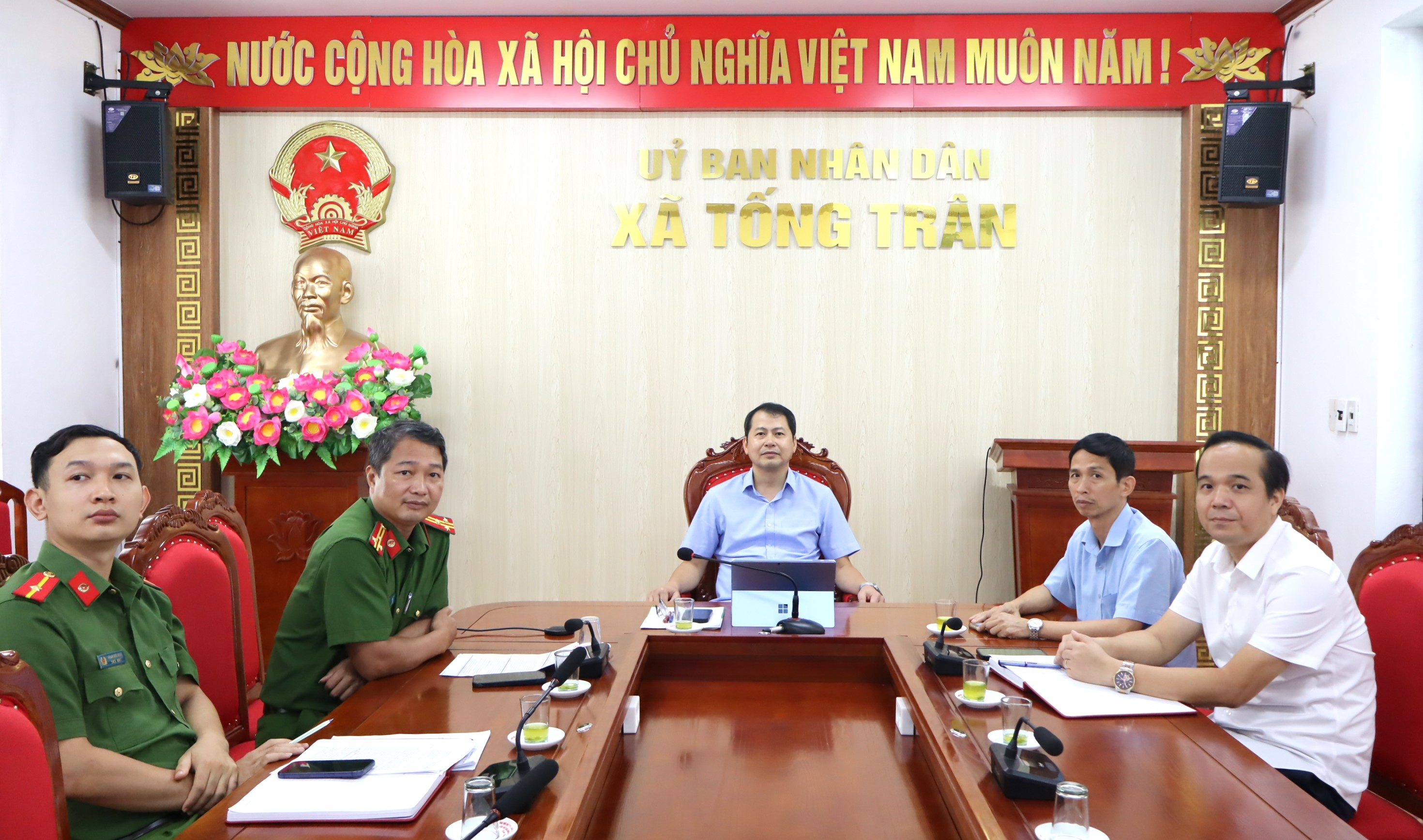 Xã Tống Trân tham dự Phiên họp thường kỳ năm 2026 của Tiểu ban An ninh mạng tỉnh