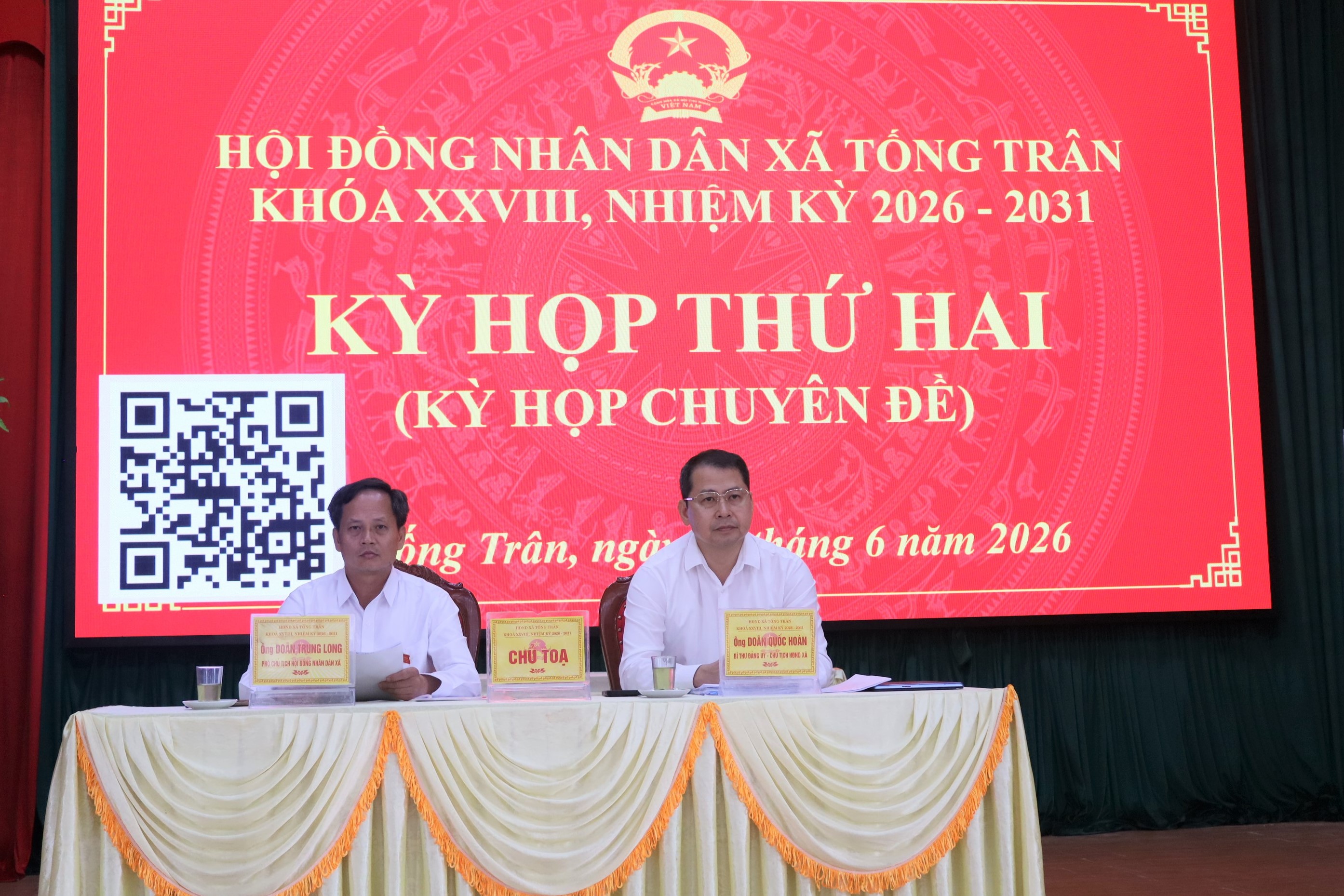 HĐND xã Tống Trân thông qua Nghị quyết về sắp xếp, tổ chức lại thôn tại Kỳ họp thứ Hai (chuyên đề)