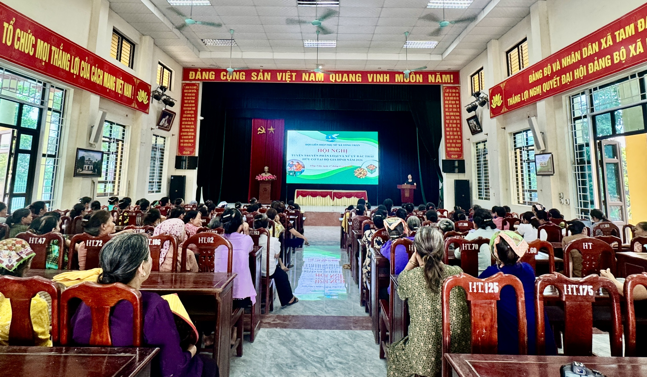Hội Liên hiệp Phụ nữ xã Tống Trân tổ chức 03 lớp tập huấn nâng cao kiến thức cho cán bộ, hội viên phụ nữ