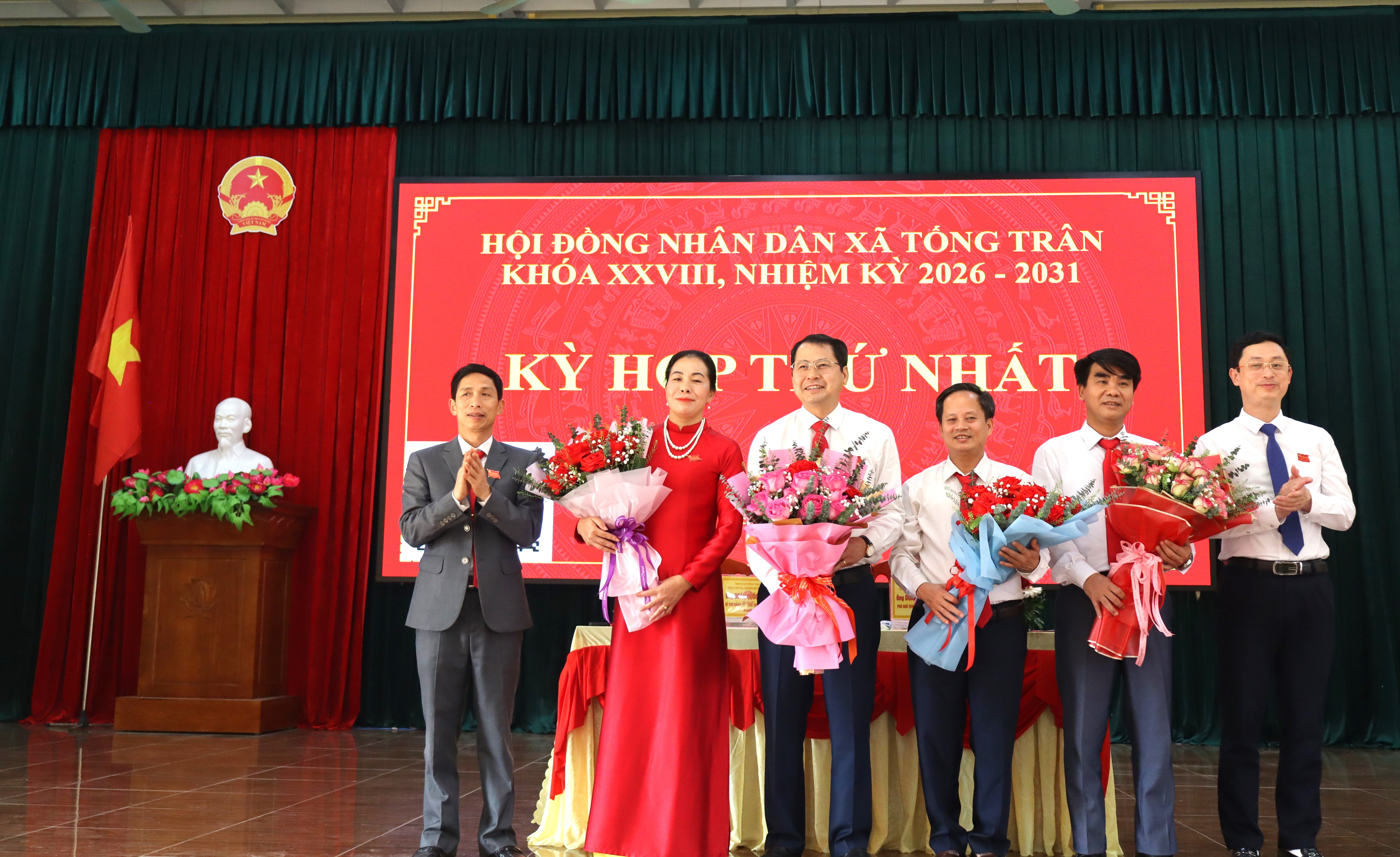 Hội đồng nhân dân xã Tống Trân tổ chức Kỳ họp thứ Nhất khóa XXVIII, nhiệm kỳ 2026–2031