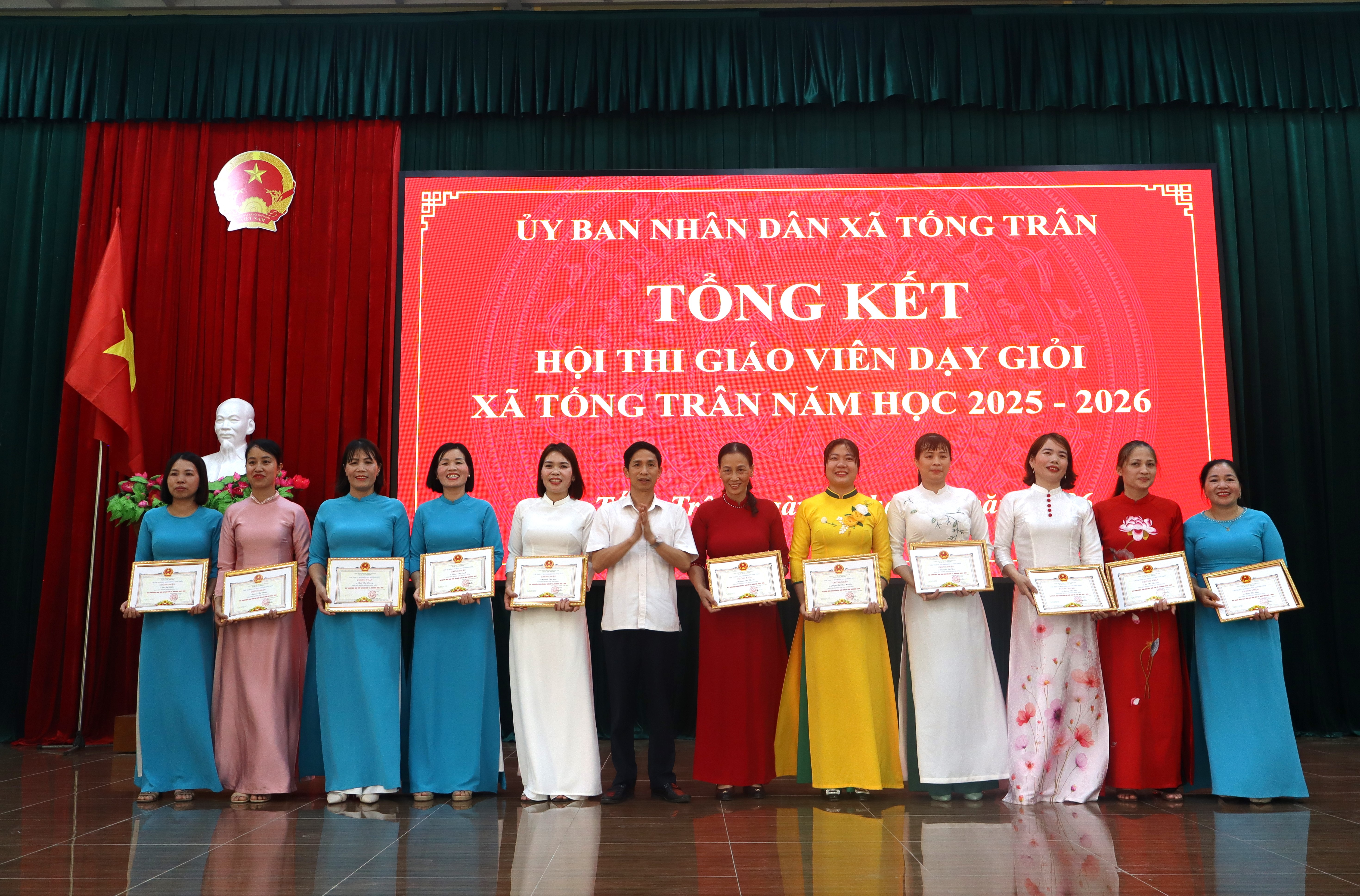 Tống Trân tổ chức tổng kết Hội thi giáo viên dạy giỏi cấp xã năm học 2025–2026