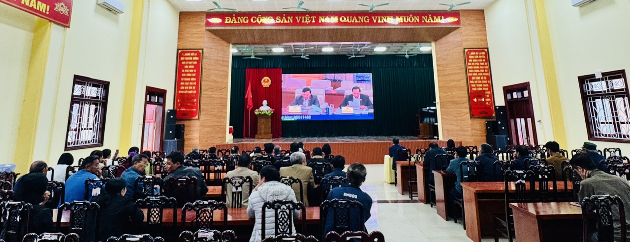 Hội nghị trực tuyến toàn quốc triển khai công tác bầu cử đại biểu Quốc hội khóa XVI và đại biểu HĐND các cấp nhiệm kỳ 2026–2031